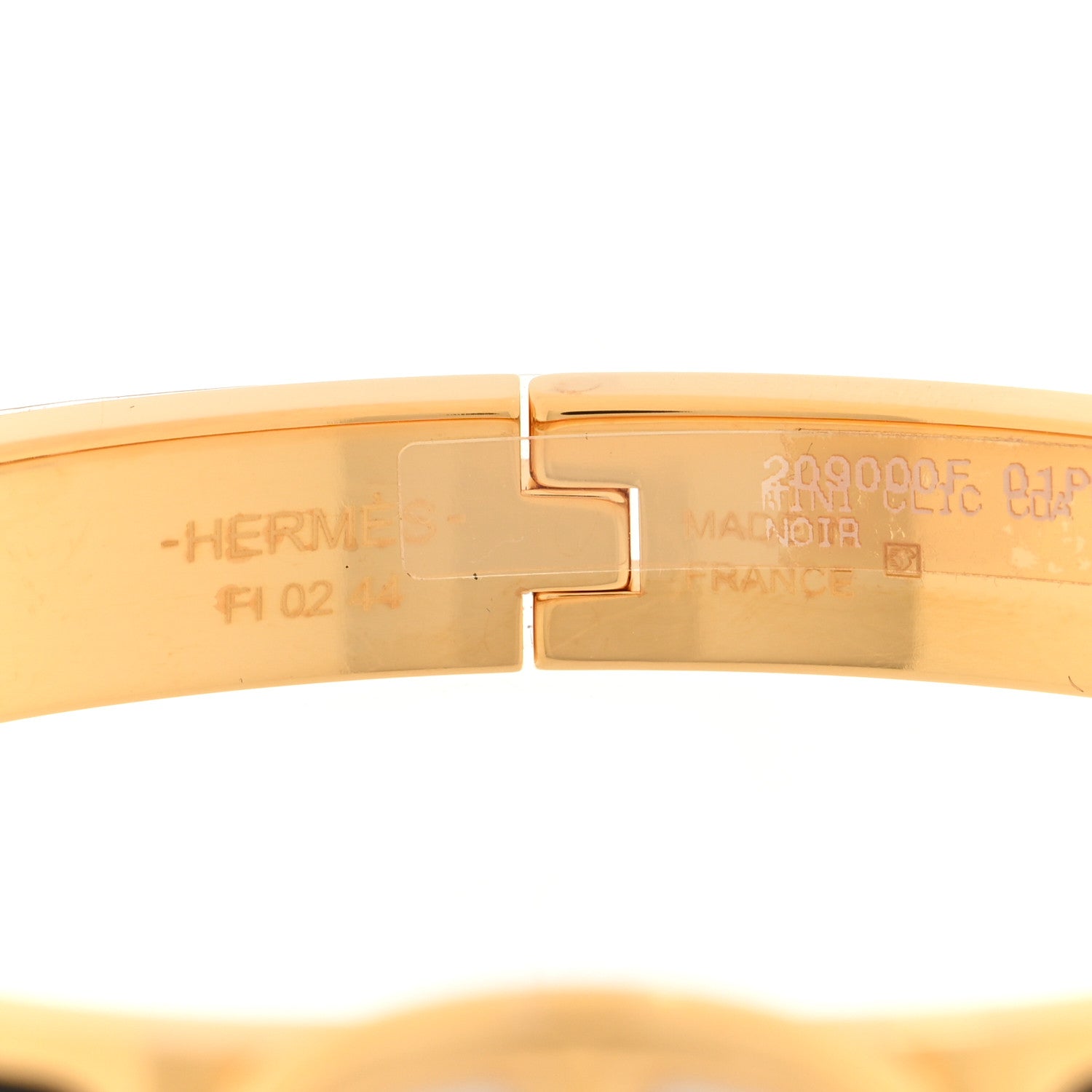 Hermes Enamel Mini Clic Chaine d'Ancre Bracelet GM Black 4 of 8