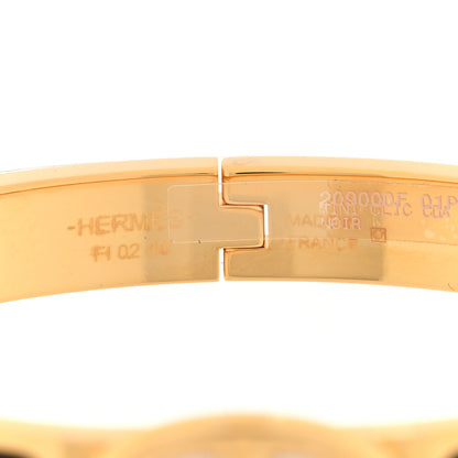 Hermes Enamel Mini Clic Chaine d'Ancre Bracelet GM Black 4 of 8