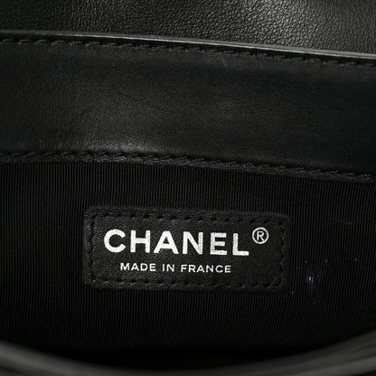 Chanel Patent New Medium Boy Reverso Flap Black 6 of 10