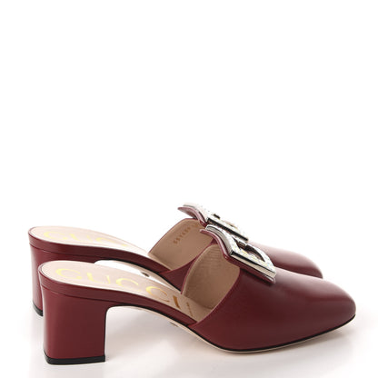 Gucci Malaga Kid Crystal Square G Madelyn Mules 40.5 Romantic Cerise 4 of 10
