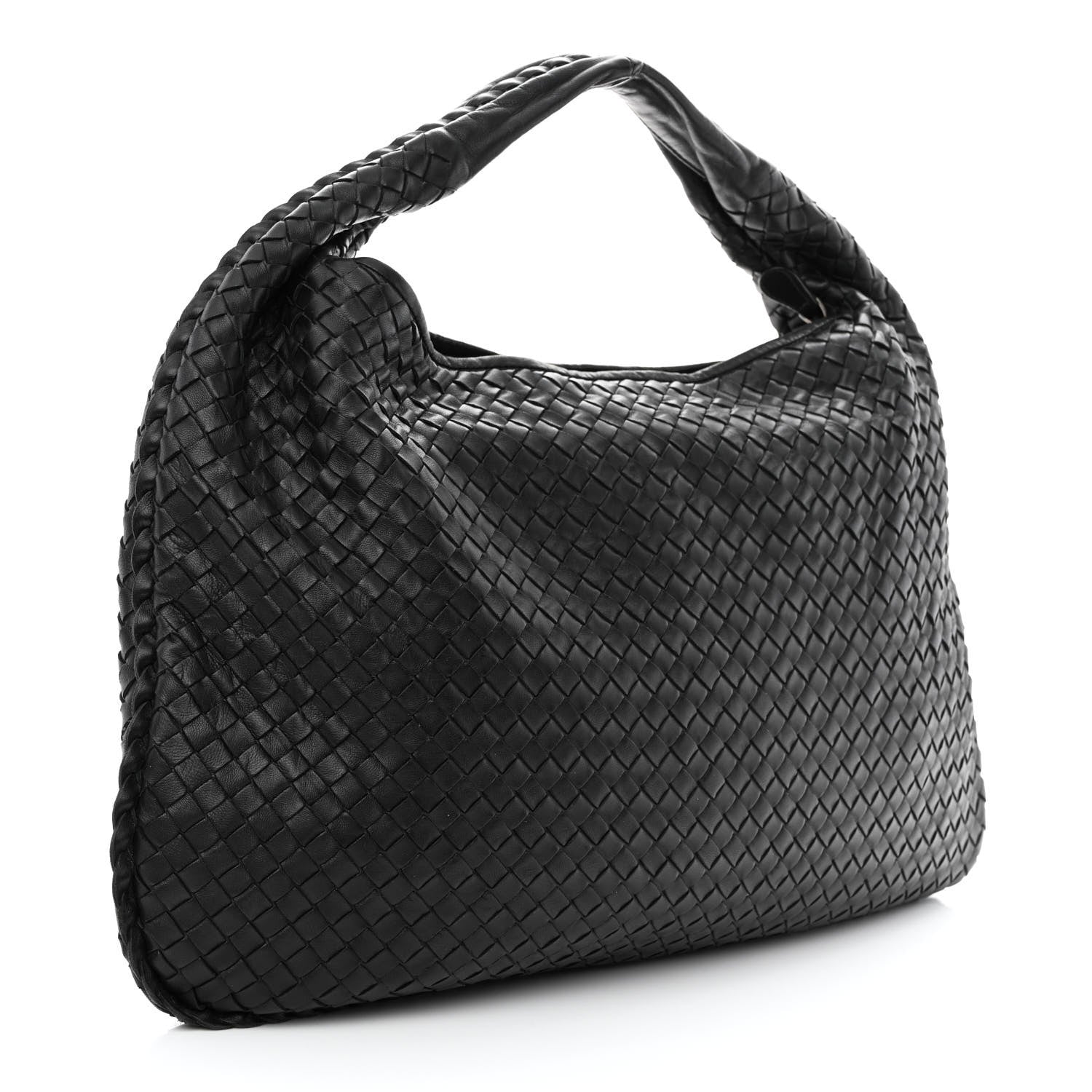 Bottega Veneta Nappa Intrecciato Large Veneta Hobo Black 4 of 11