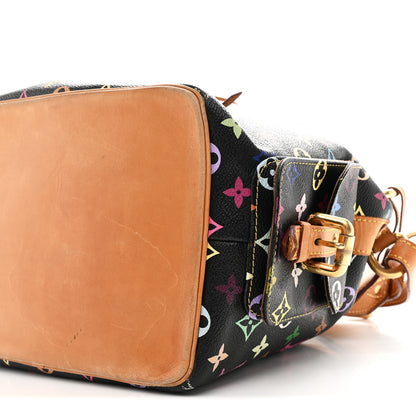 Louis Vuitton Monogram Multicolor Petit Noe Black 9 of 10