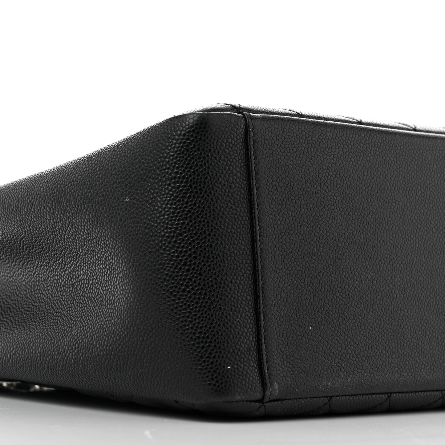 Caviar Quilted Grand Shopping Tote GST Black