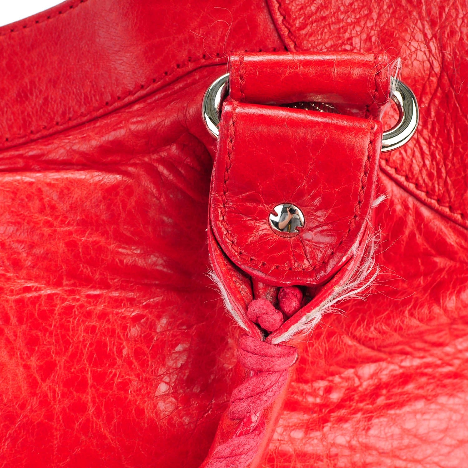 Balenciaga Chevre Giant 21 Silver Hardware City Tomate 3 of 11