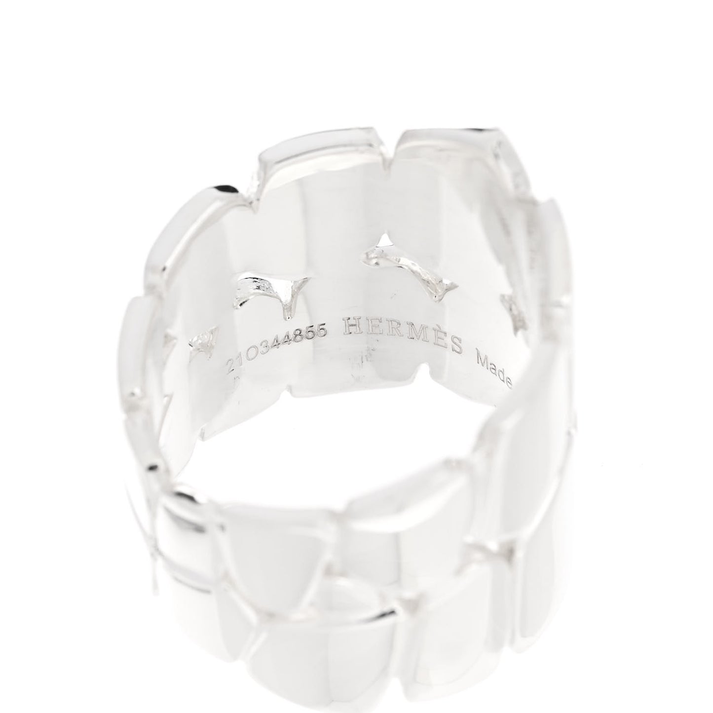 Sterling Silver MM Niloticus Eclat Ring 52 6