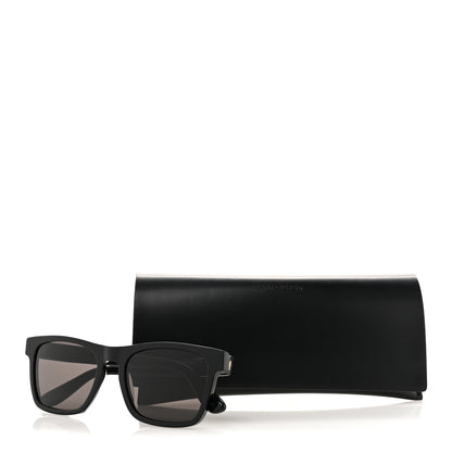 Saint Laurent Square Acetate SLM13 Sunglasses Black 8 of 8