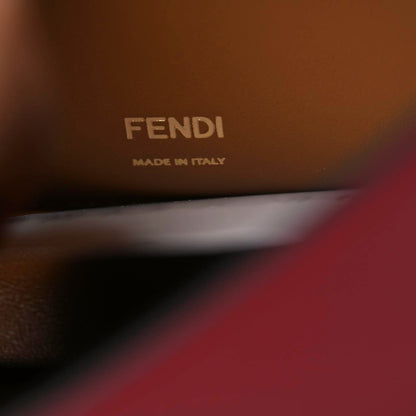 Fendi Vitello Grace Matte Small Kan U Shoulder Bag Fragola 7 of 8