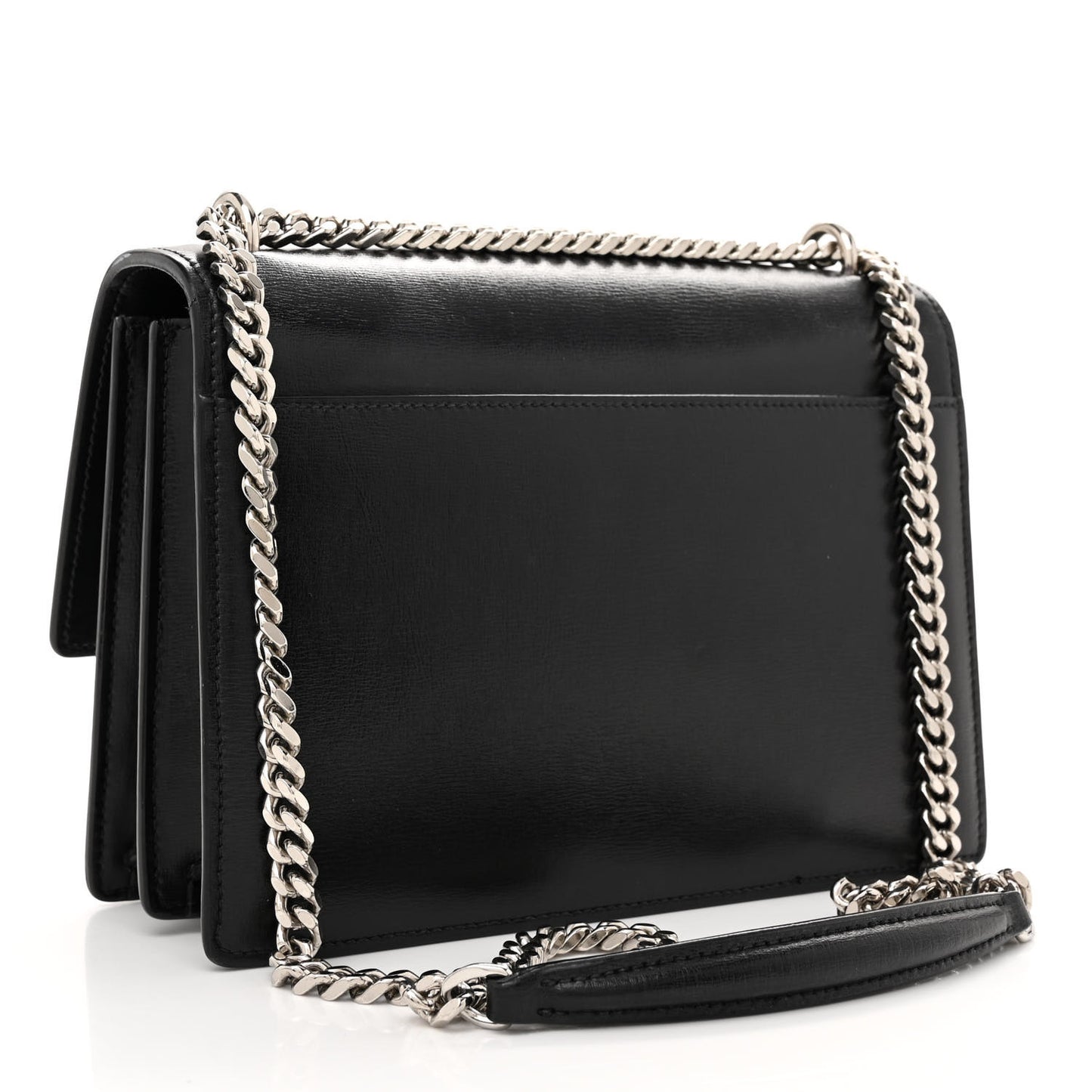 Coated Bark Calfskin Medium Monogram Sunset Black