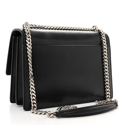 Saint Laurent Coated Bark Calfskin Medium Monogram Sunset Black 3 of 17