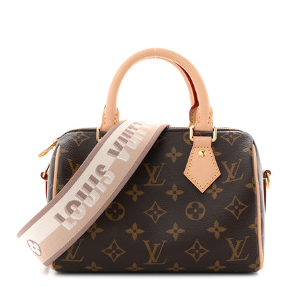 Louis Vuitton Monogram Speedy Bandouliere 20 Beige 1 of 10