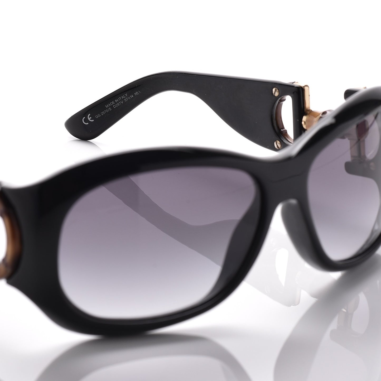 Bamboo Horsebit 2970/S Sunglasses Black