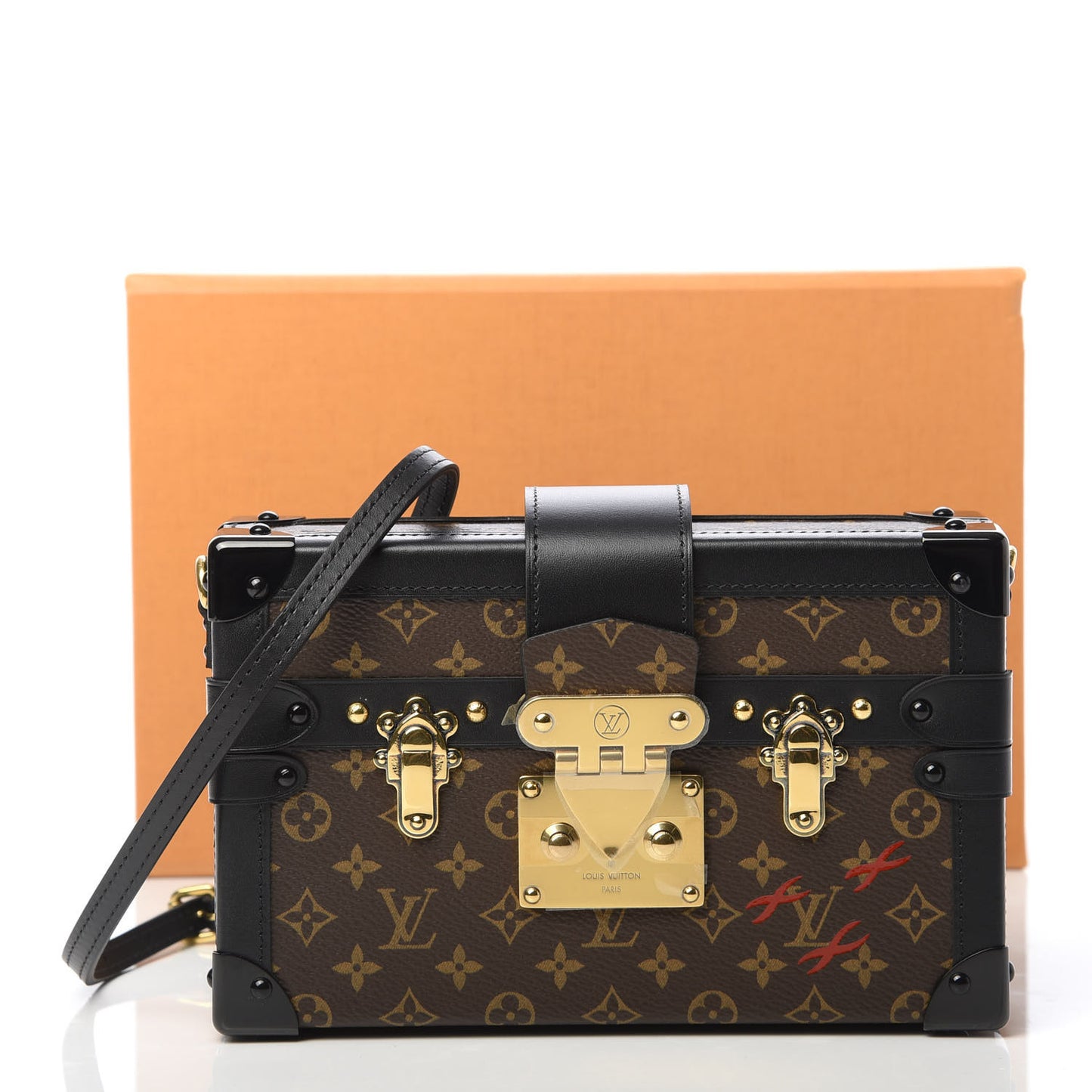 Monogram Petite Malle Black