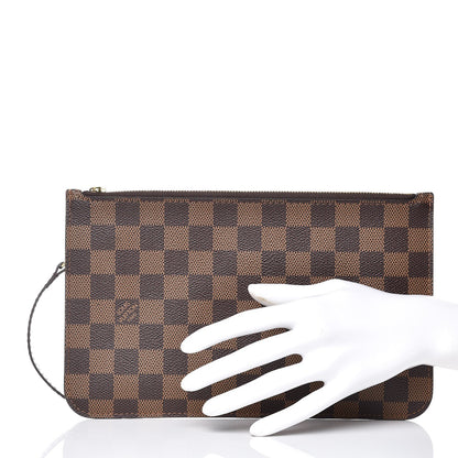 Louis Vuitton Damier Ebene Neverfull MM GM Pochette 2 of 8