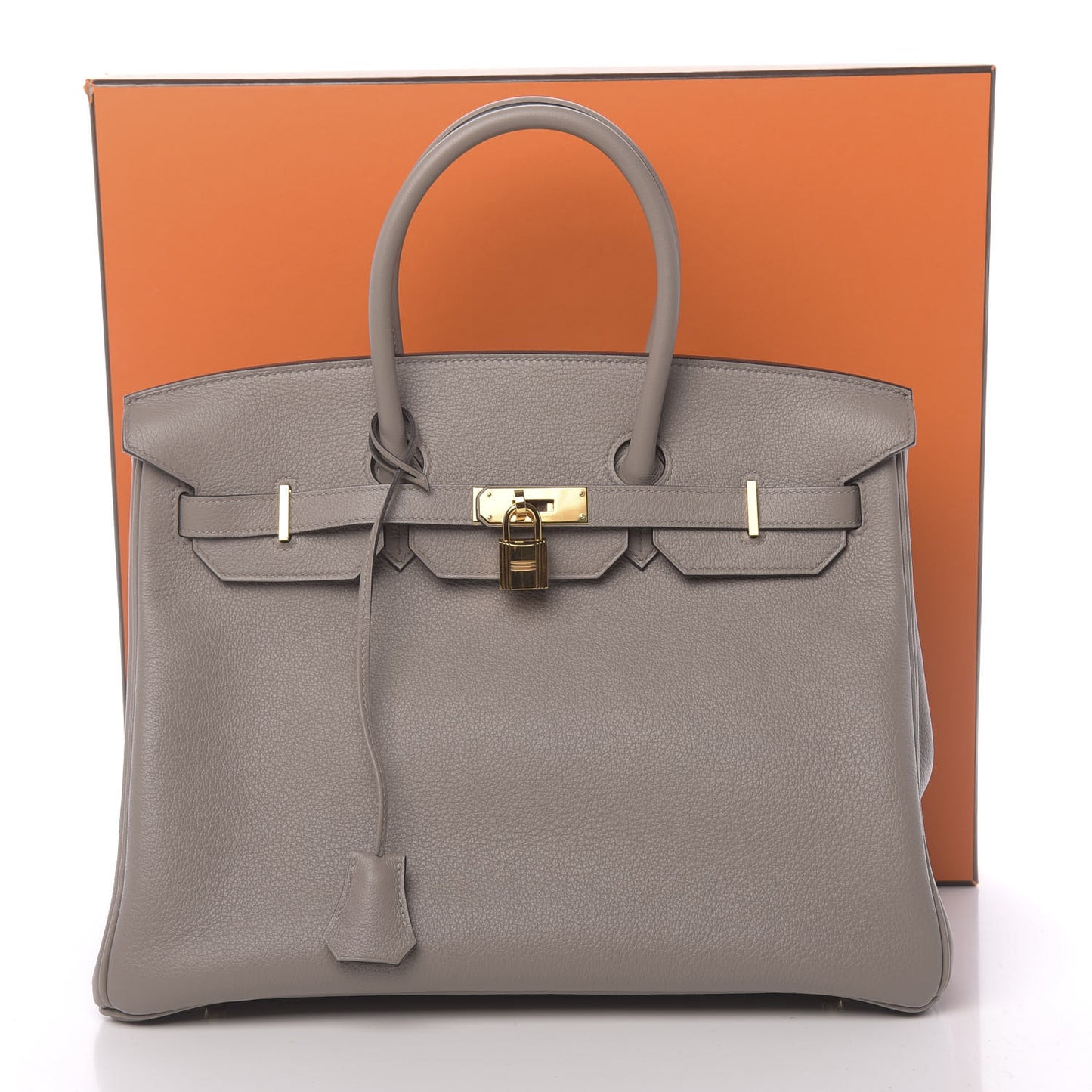 Taurillon Novillo Birkin 35 Gris Asphalte