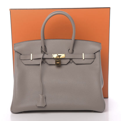 Hermes Taurillon Novillo Birkin 35 Gris Asphalte 11 of 11