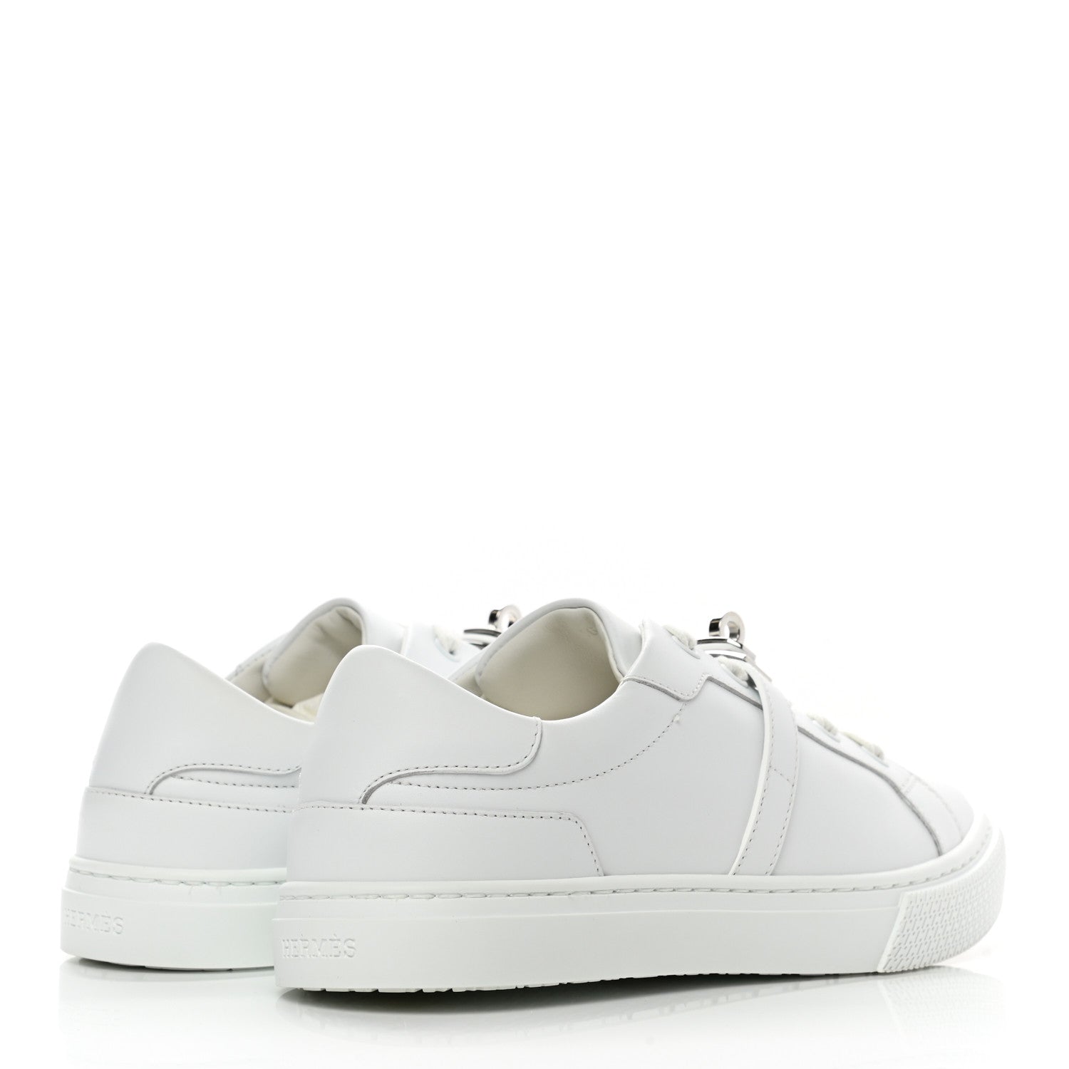 Hermes Calfskin Day Sneakers 36 White 4 of 10