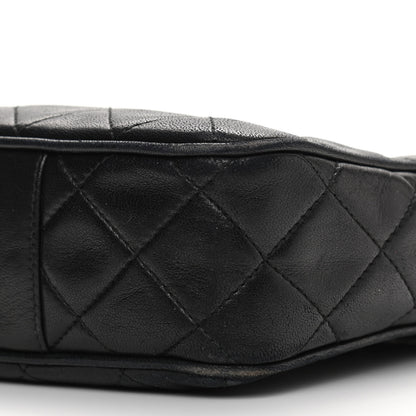 Chanel Lambskin Quilted CC Tassel Camera Case Black 11 of 15