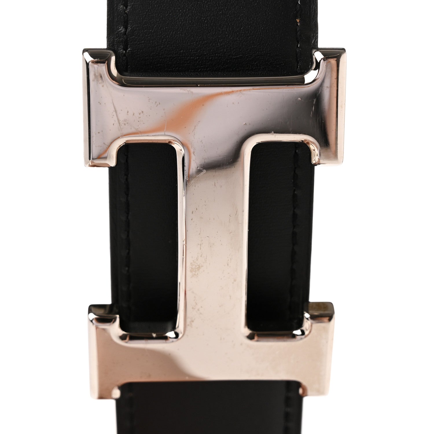 Hermes Box Swift 32mm H Belt Black Gold 6 of 8