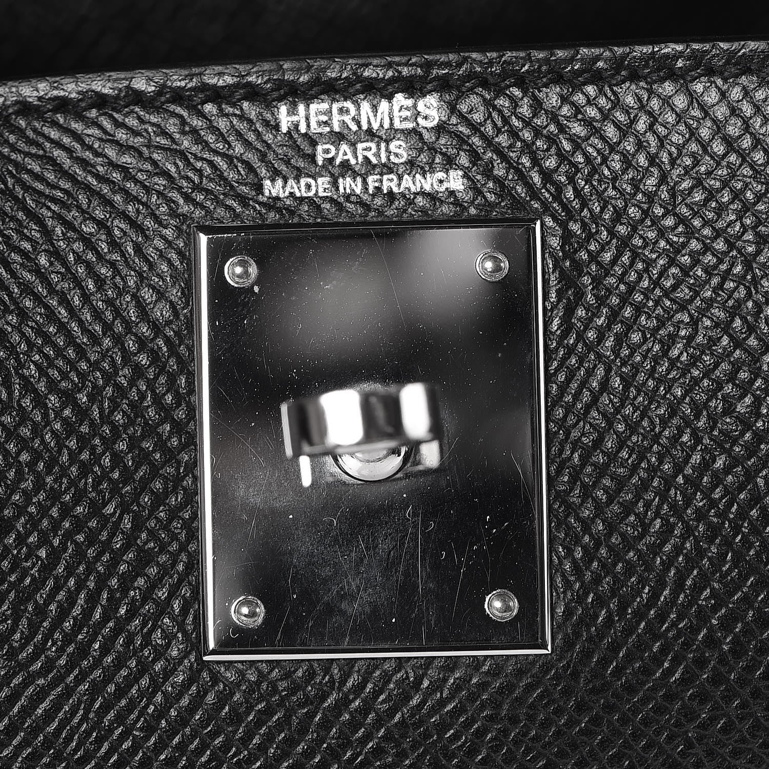Hermes Epsom Kelly Sellier 28 Black 22 of 36