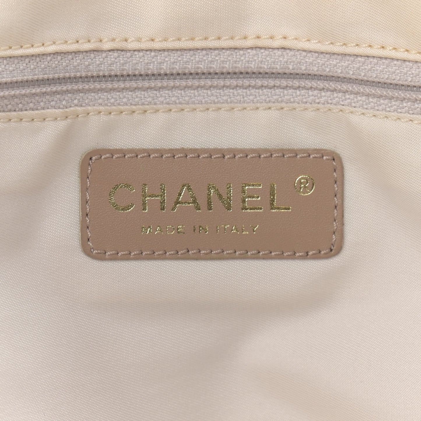Nylon Medium Travel Tote Beige
