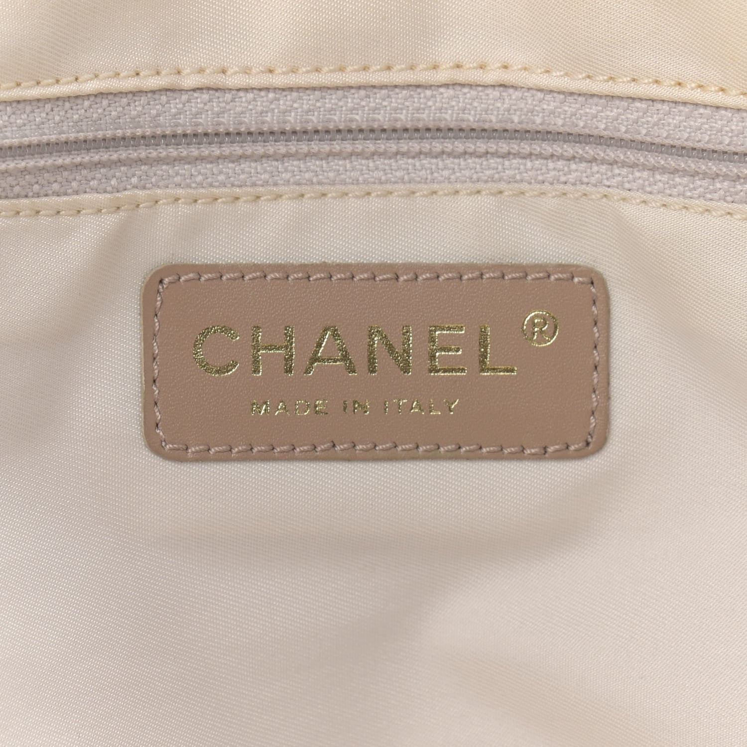Chanel Nylon Medium Travel Tote Beige 6 of 9