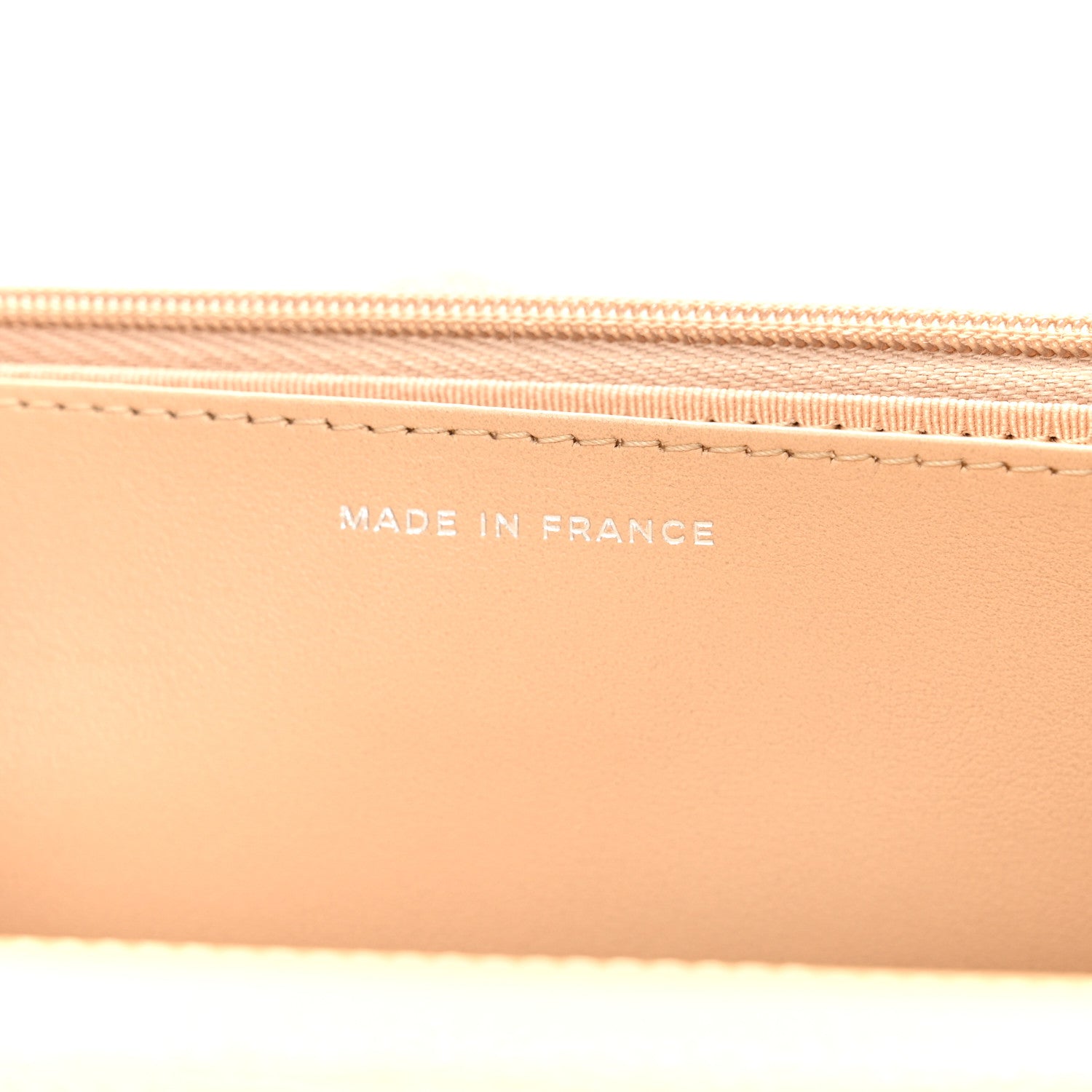 Chanel Caviar Quilted Wallet on Chain WOC Beige 7 of 11