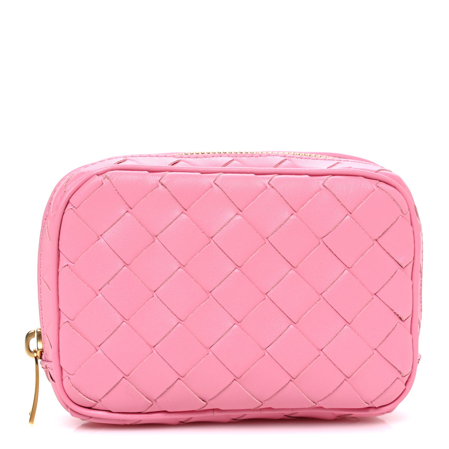 Bottega Veneta Nappa Intrecciato Small Zip Around Pouch Ribbon 1 of 8