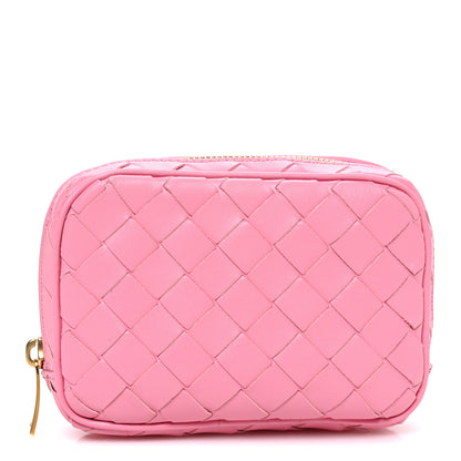 Bottega Veneta Nappa Intrecciato Small Zip Around Pouch Ribbon 1 of 8