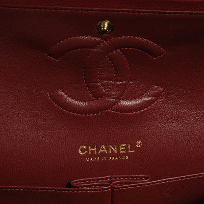 Chanel Caviar Quilted Medium Double Flap Red 6 of 8