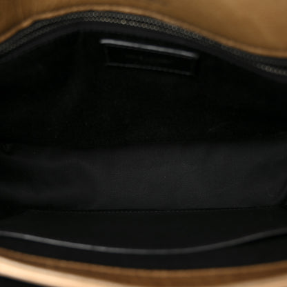 Saint Laurent Crinkled Calfskin Matelasse Monogram Medium Niki Chain Satchel Dark Toffee 5 of 10
