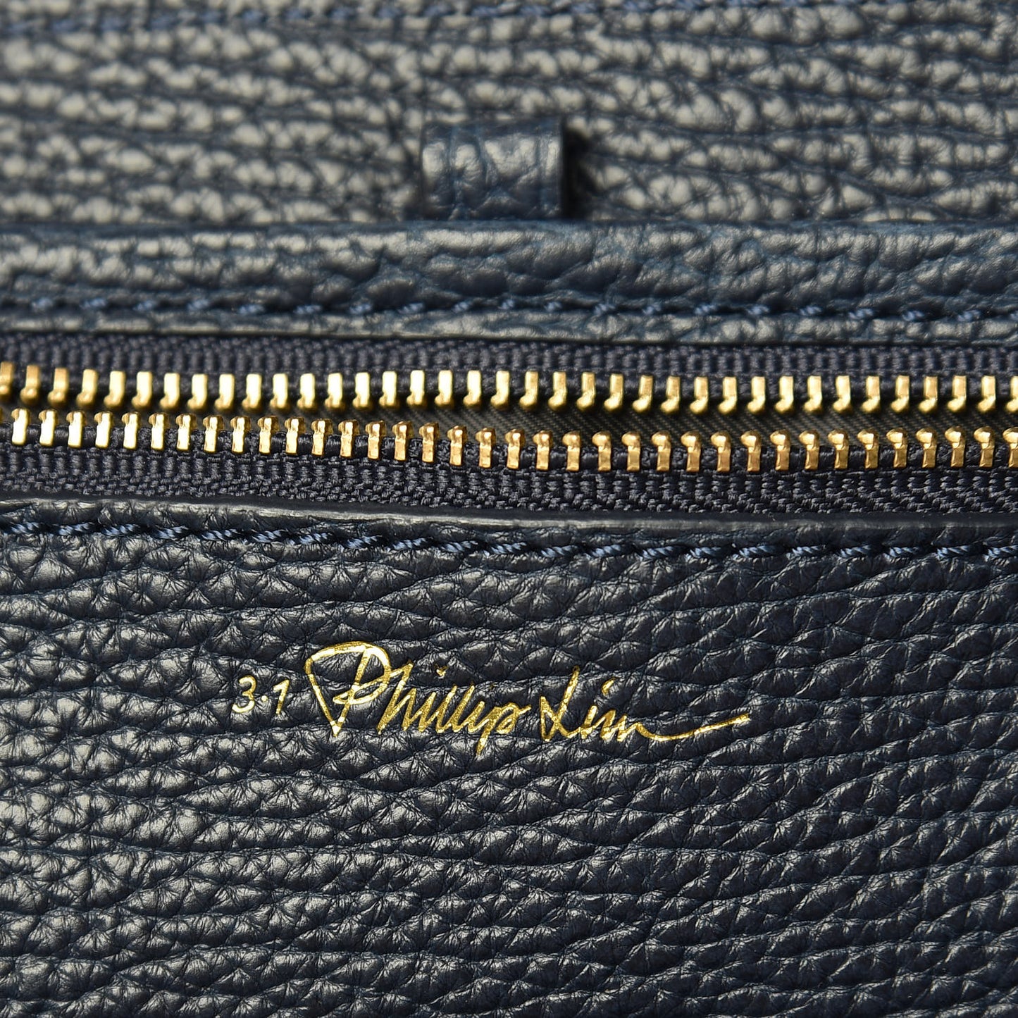 3.1 Textured Calfskin Large Pashli Satchel Ink