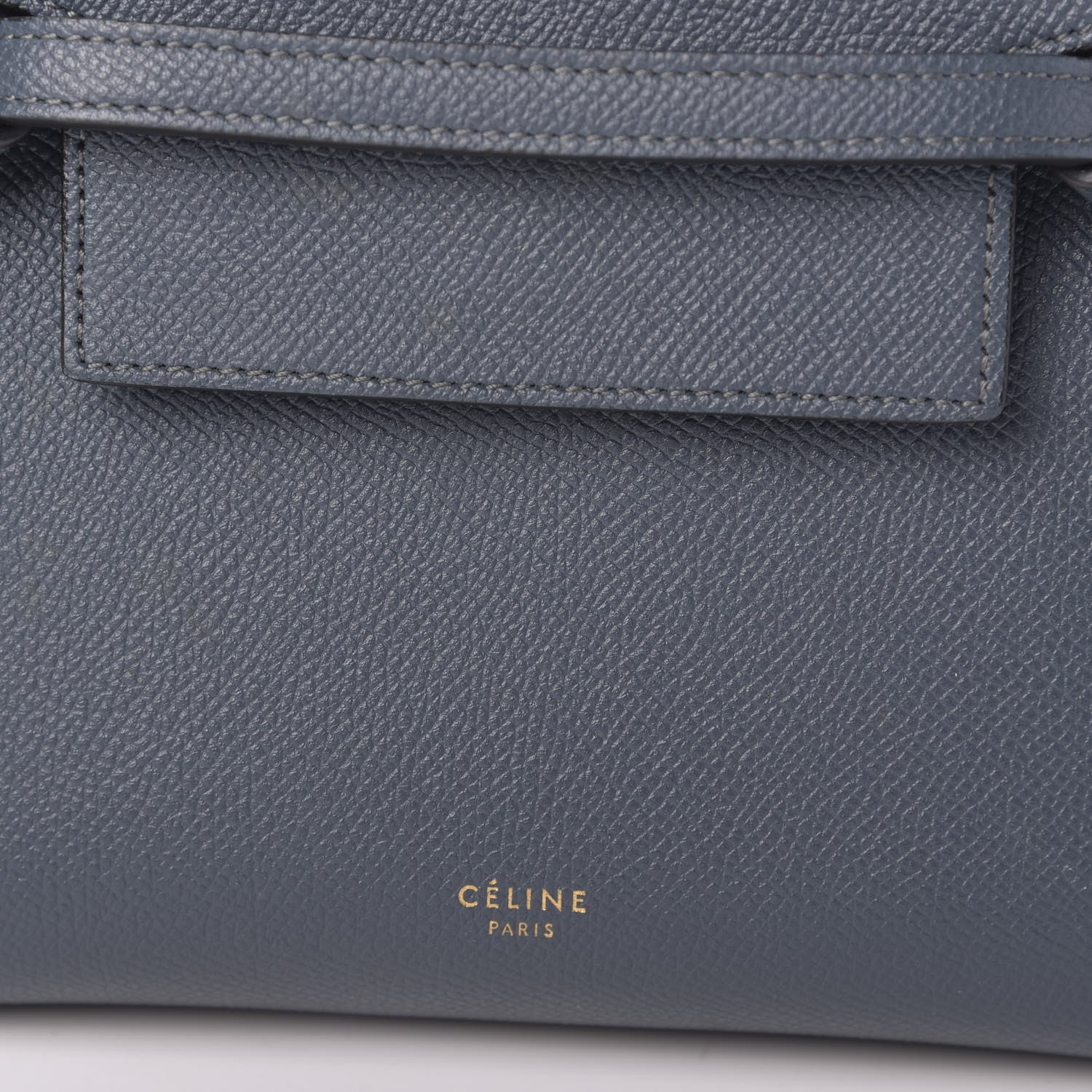 Celine Grained Calfskin Nano Belt Bag Slate 9 of 9