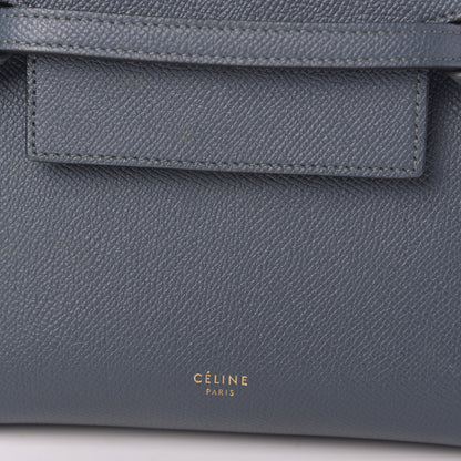 Celine Grained Calfskin Nano Belt Bag Slate 9 of 9