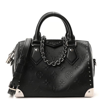 Louis Vuitton Calfskin Monogram Bold Speedy Trunk 20 1 of 10