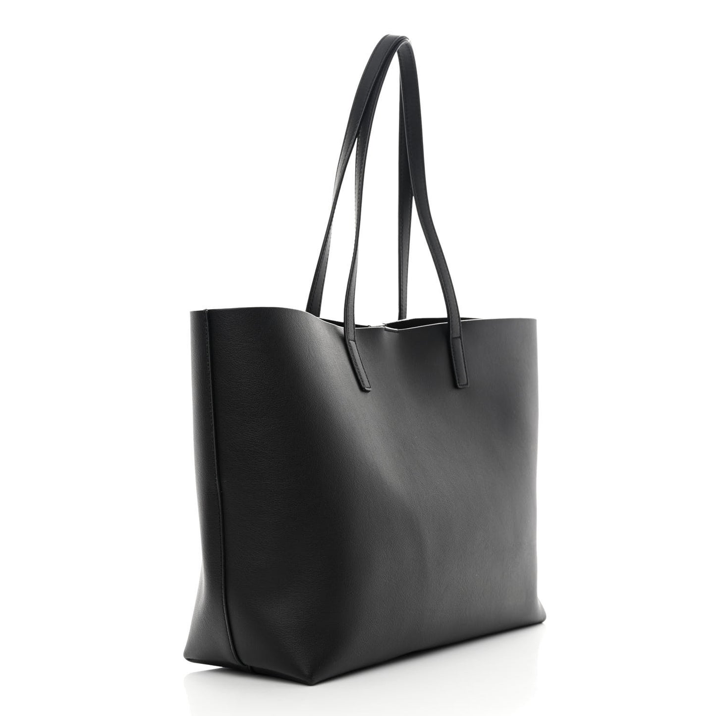 Calfskin Large Shopping Tote Black