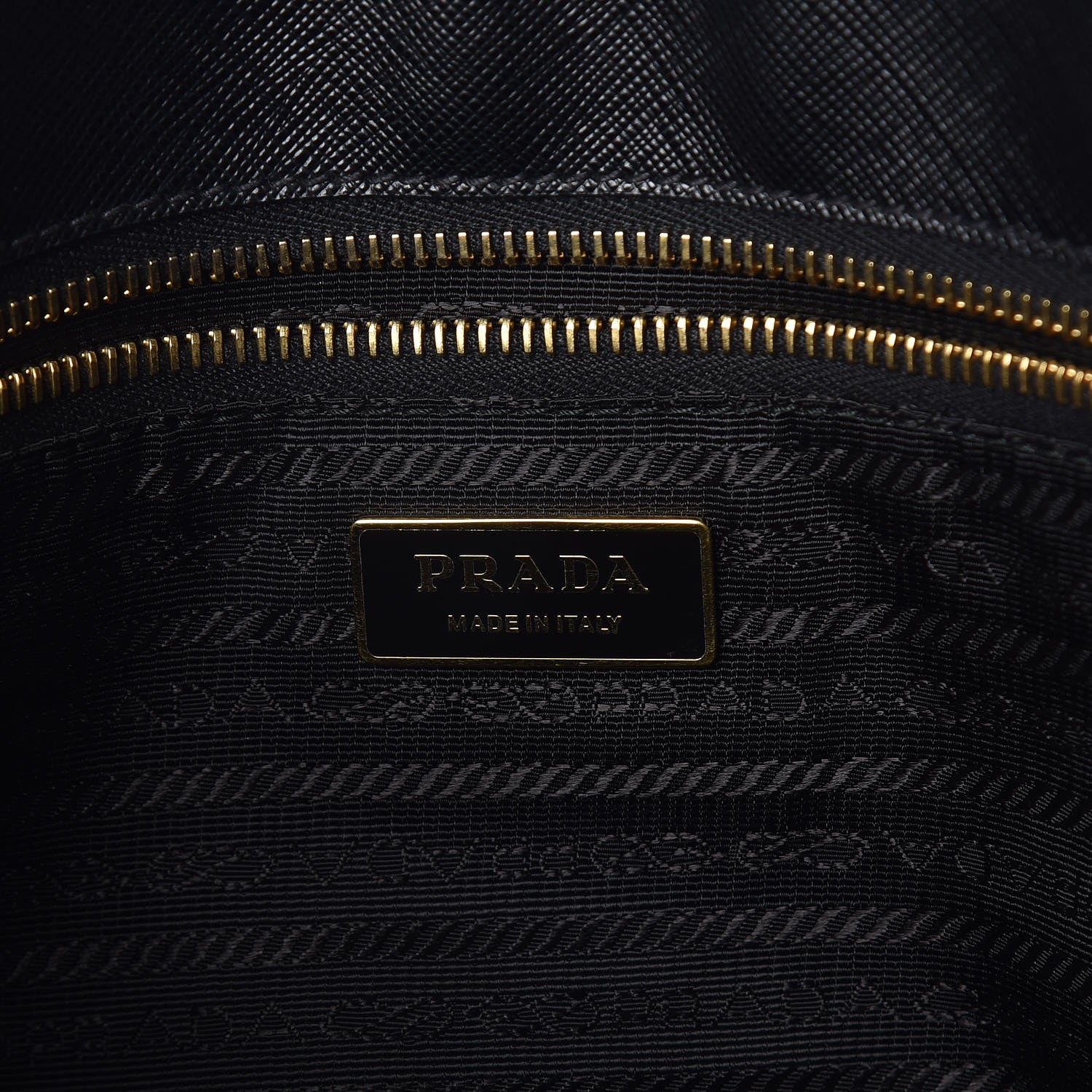 Prada Saffiano Large Galleria Double Zip Tote Black 6 of 9