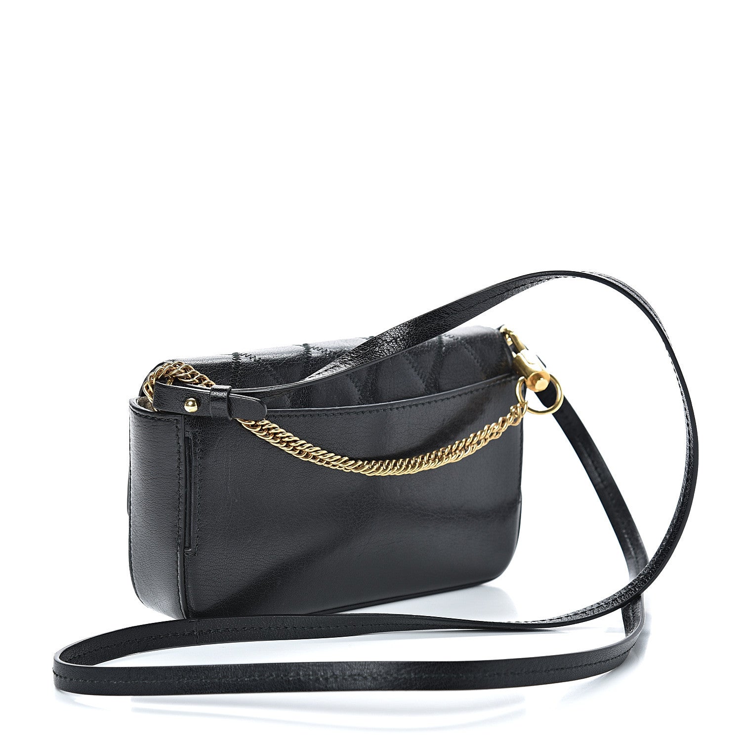Givenchy Goatskin Quilted GV3 Mini Pocket Convertible Bag Black 2 of 13