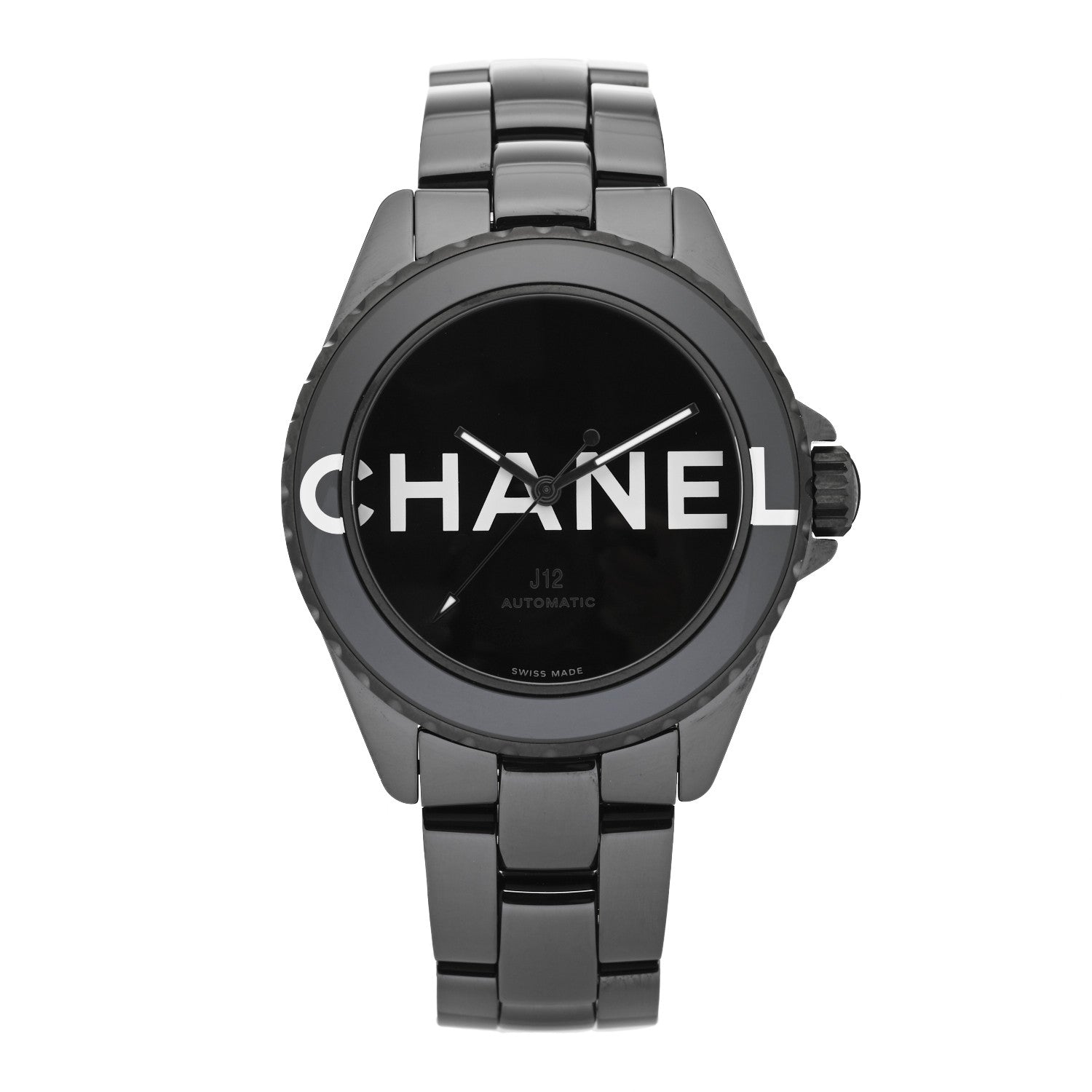 Chanel Stainless Steel Ceramic 38mm J12 Wanted de Chanel Automatic Watch Black 1 of 5
