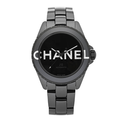 Chanel Stainless Steel Ceramic 38mm J12 Wanted de Chanel Automatic Watch Black 1 of 5
