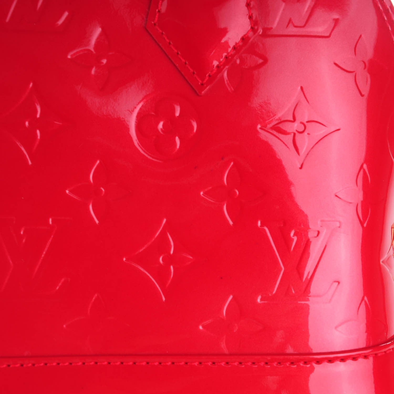 Louis Vuitton Vernis Alma BB Rouge Grenadine 8 of 8