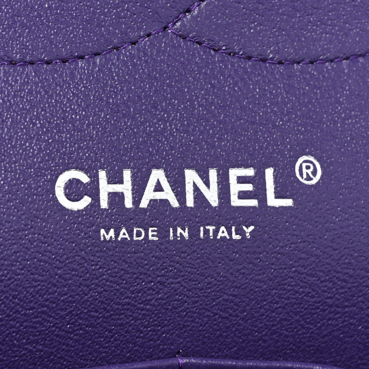 Chanel Patent Calfskin Quilted Jumbo Double Flap Purple 6 of 10