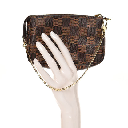 Louis Vuitton Damier Ebene Mini Pochette Accessories 2 of 8