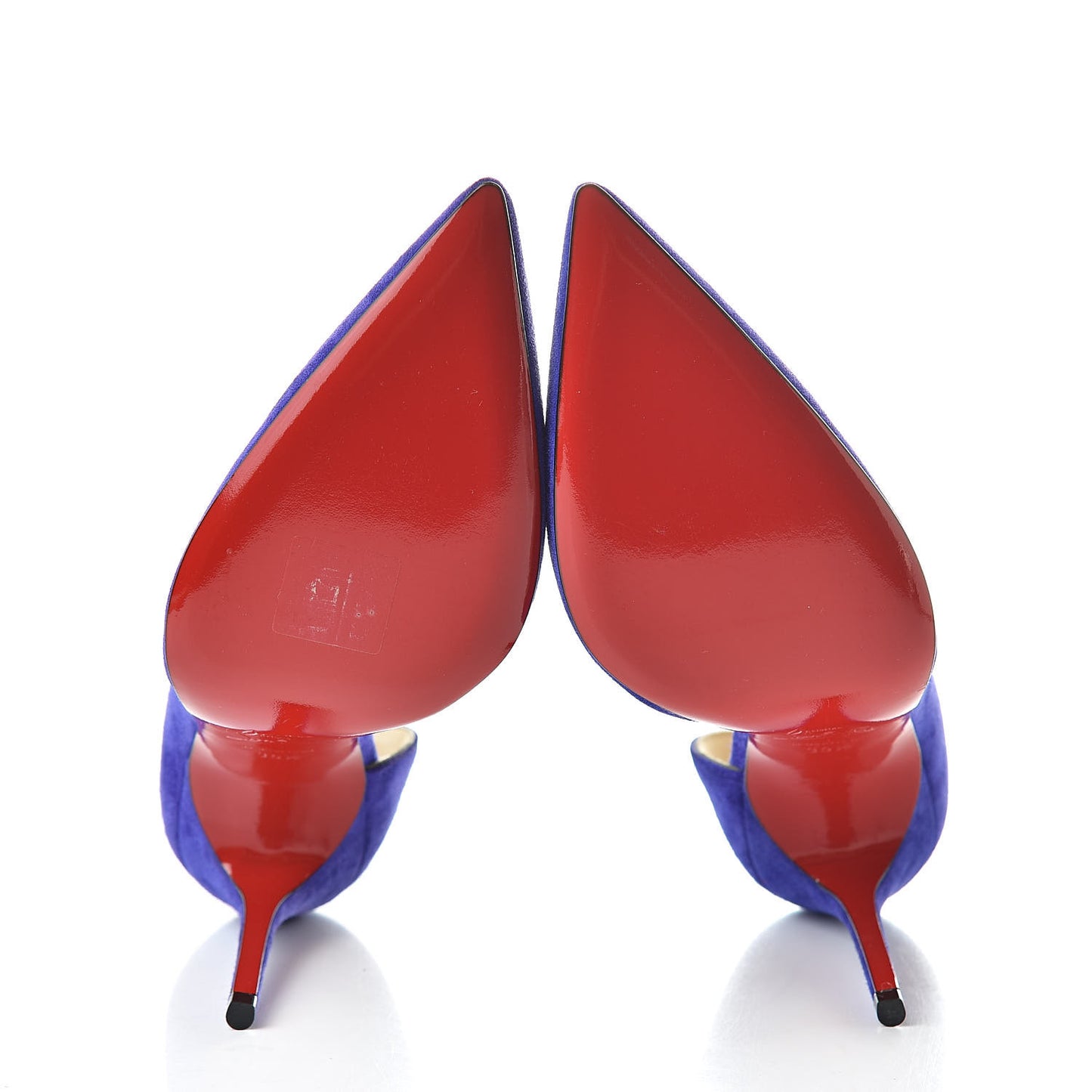 Veau Velour Iriza 100 Pumps 35.5 Purple Pop