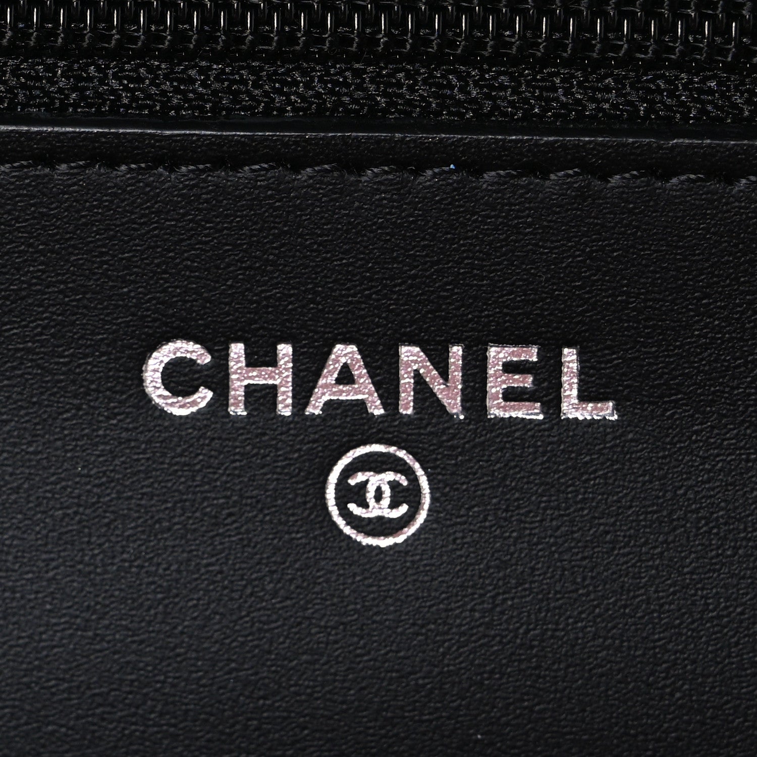 Chanel Patent Quilted Wallet On Chain WOC Black 6 of 11