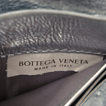 Bottega Veneta Metallic Lambskin Intrecciato Long Andiamo Top Handle Clutch Silver 6 of 10