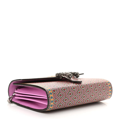 Gucci Calfskin Printed Garden Dionysus Chain Wallet Multicolor 4 of 12