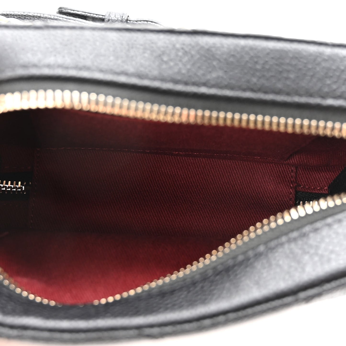 Caviar Quilted Waist Bag Black