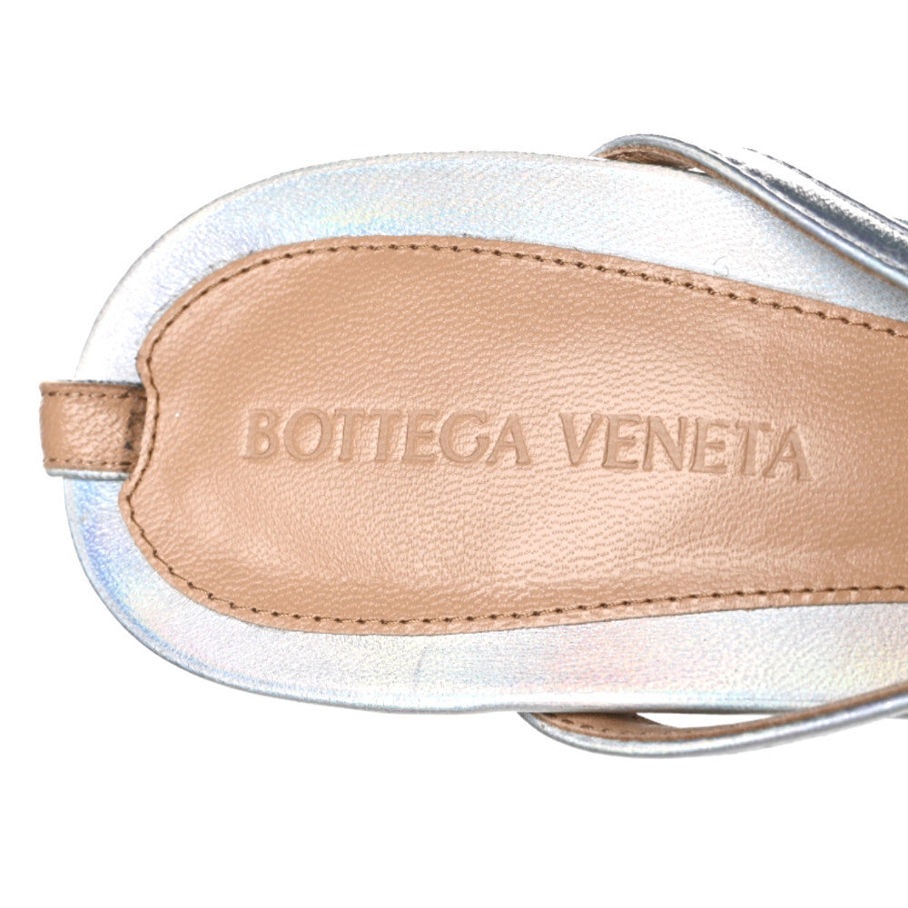 Laser Nappa Stretch Multi Strap 90mm Sandals 39.5 Moon Drop