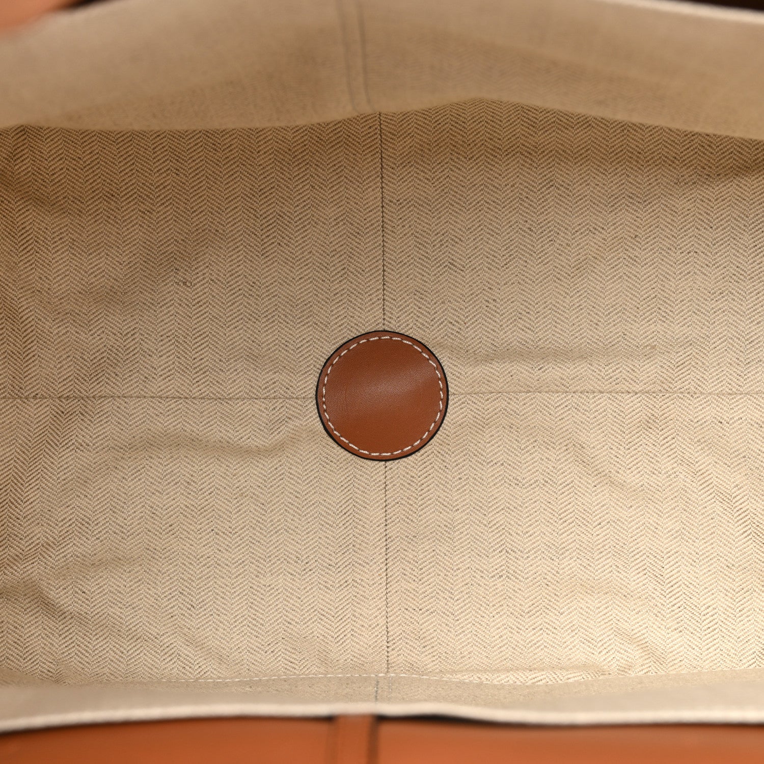 Loewe Canvas Calfskin Small Cushion Tote Beige 5 of 14