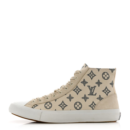 Louis Vuitton Monogram Mens Tattoo Sneaker Boots 8 Dune 1 of 11